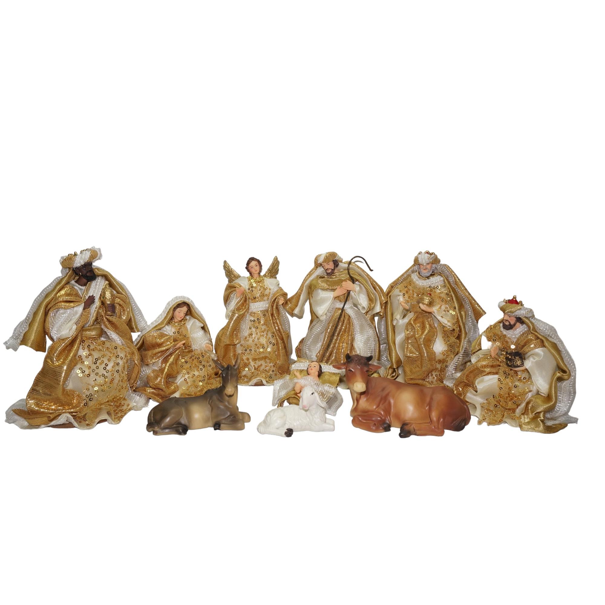 6" FABRIC NATIVITY SET - 100-4900605