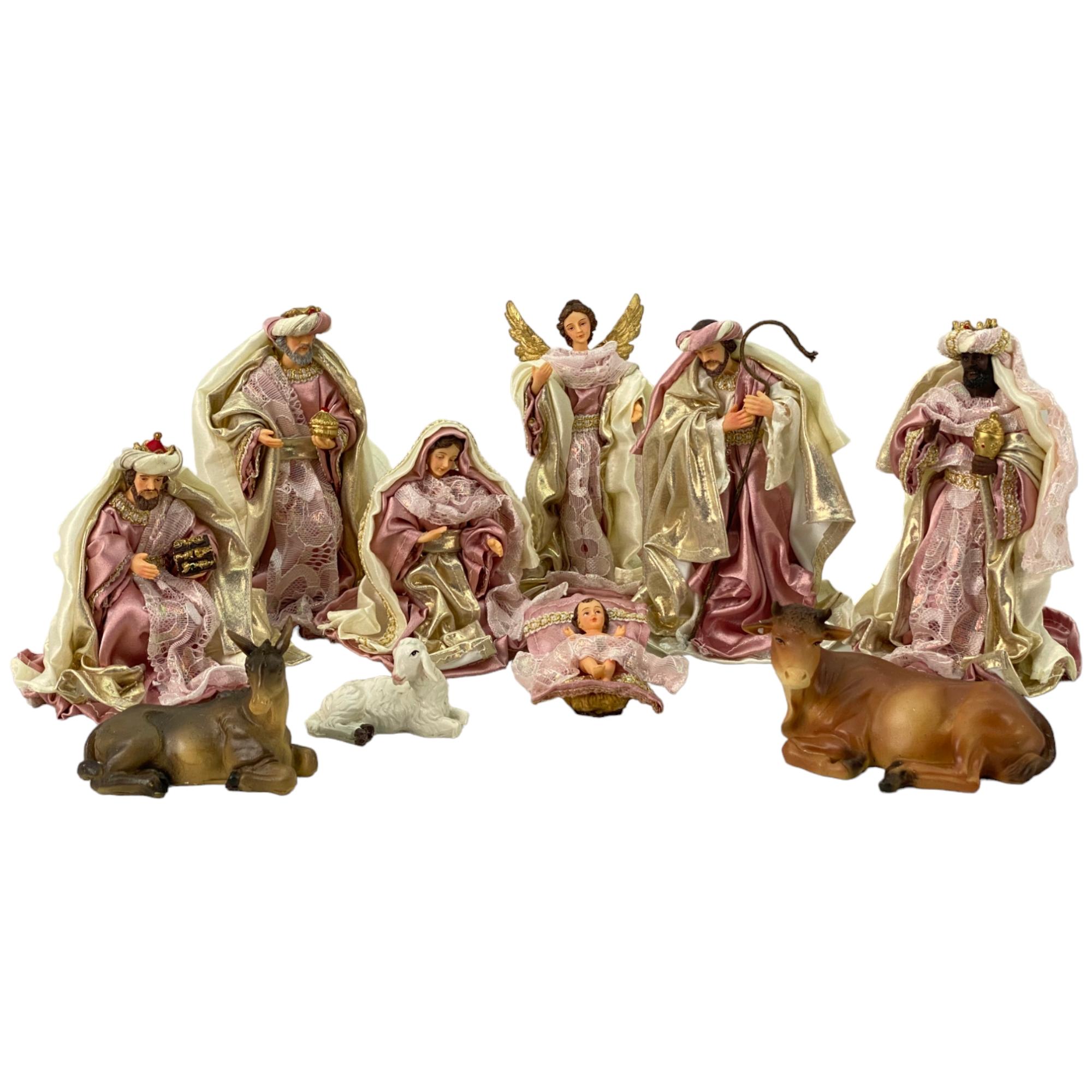 6" FABRIC NATIVITY SET - 100-4900608