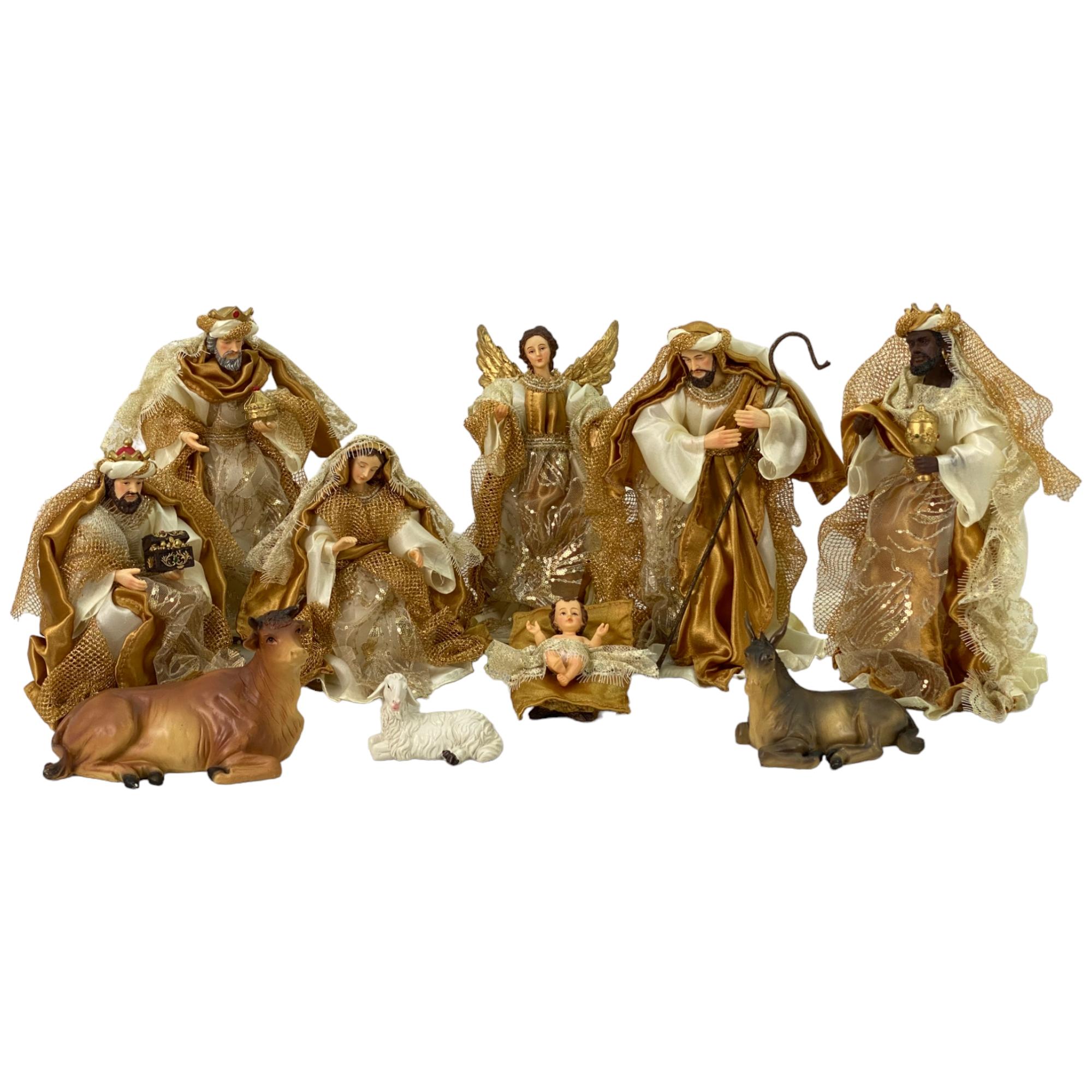 10" FABRIC NATIVITY SET - 100-4900614