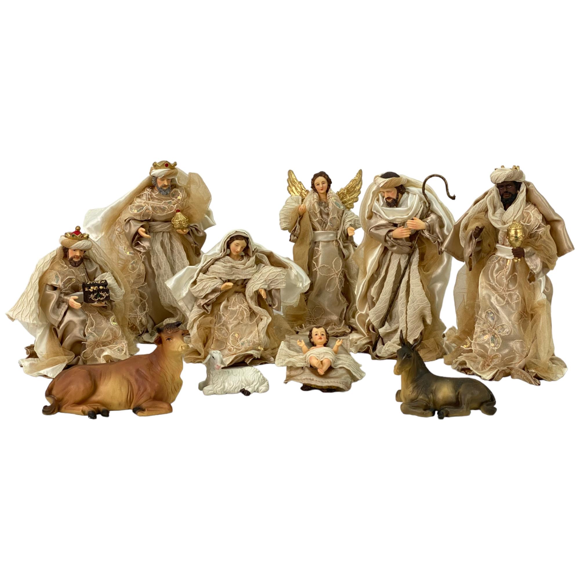 10" FABRIC NATIVITY SET - 100-4900616