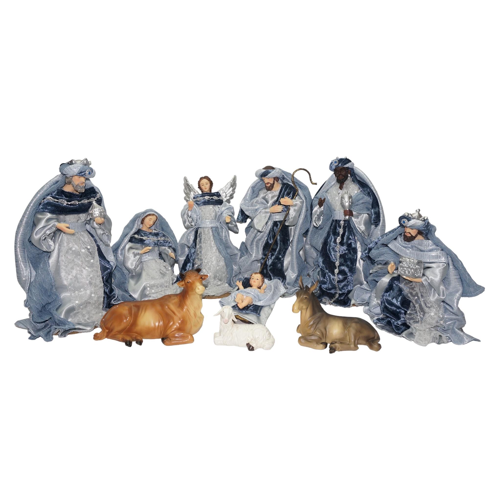 10" FABRIC NATIVITY SET - 100-4900617