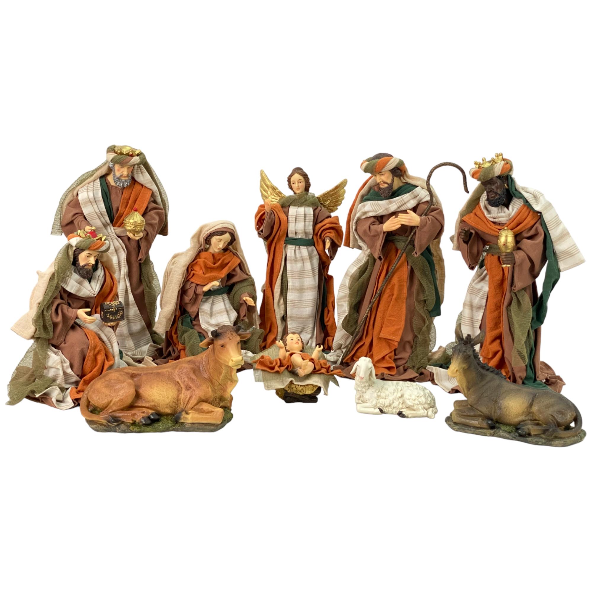 16" FABRIC NATIVITY SET - 100-4900641