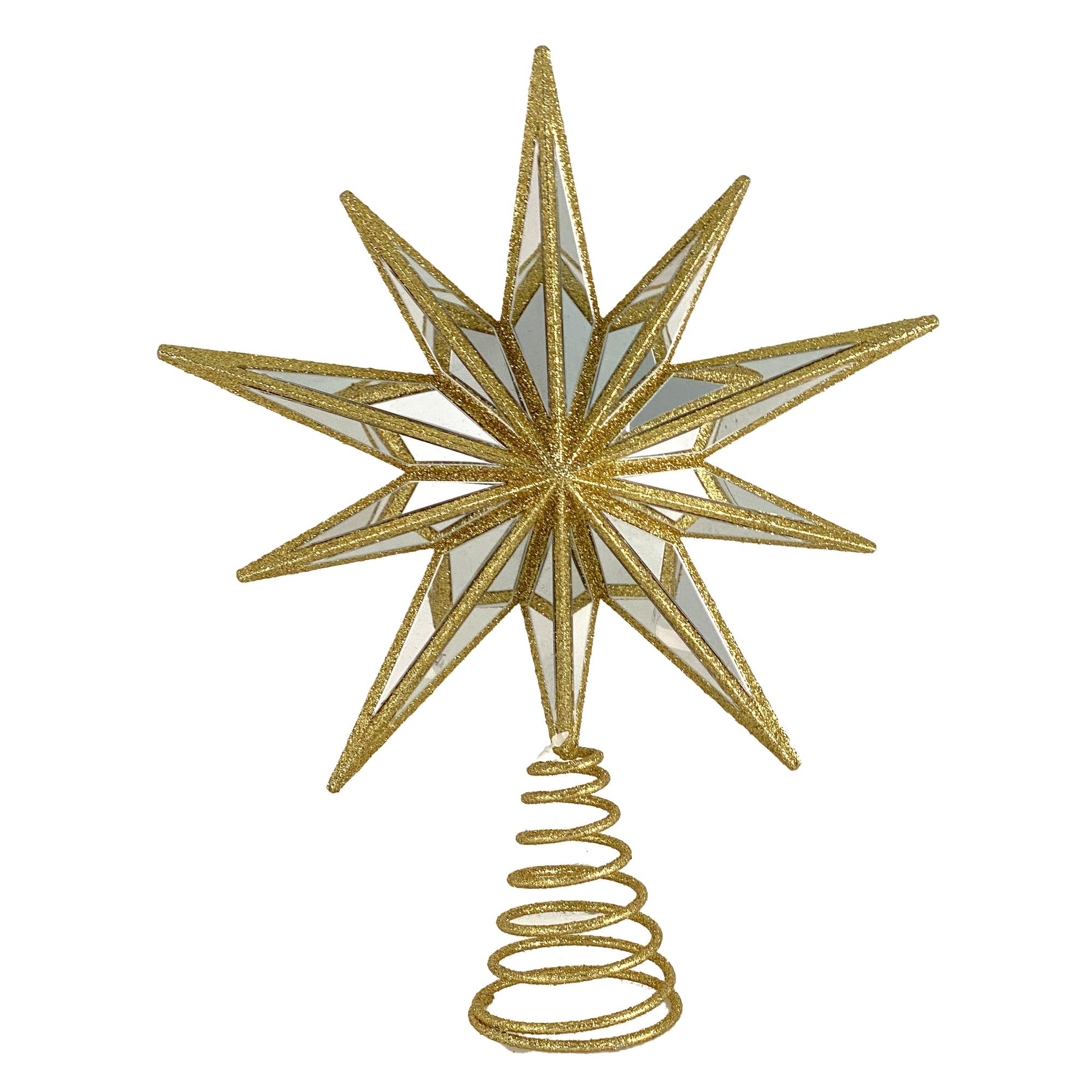 MIRROR STAR TREE TOPPER - 130-0200175