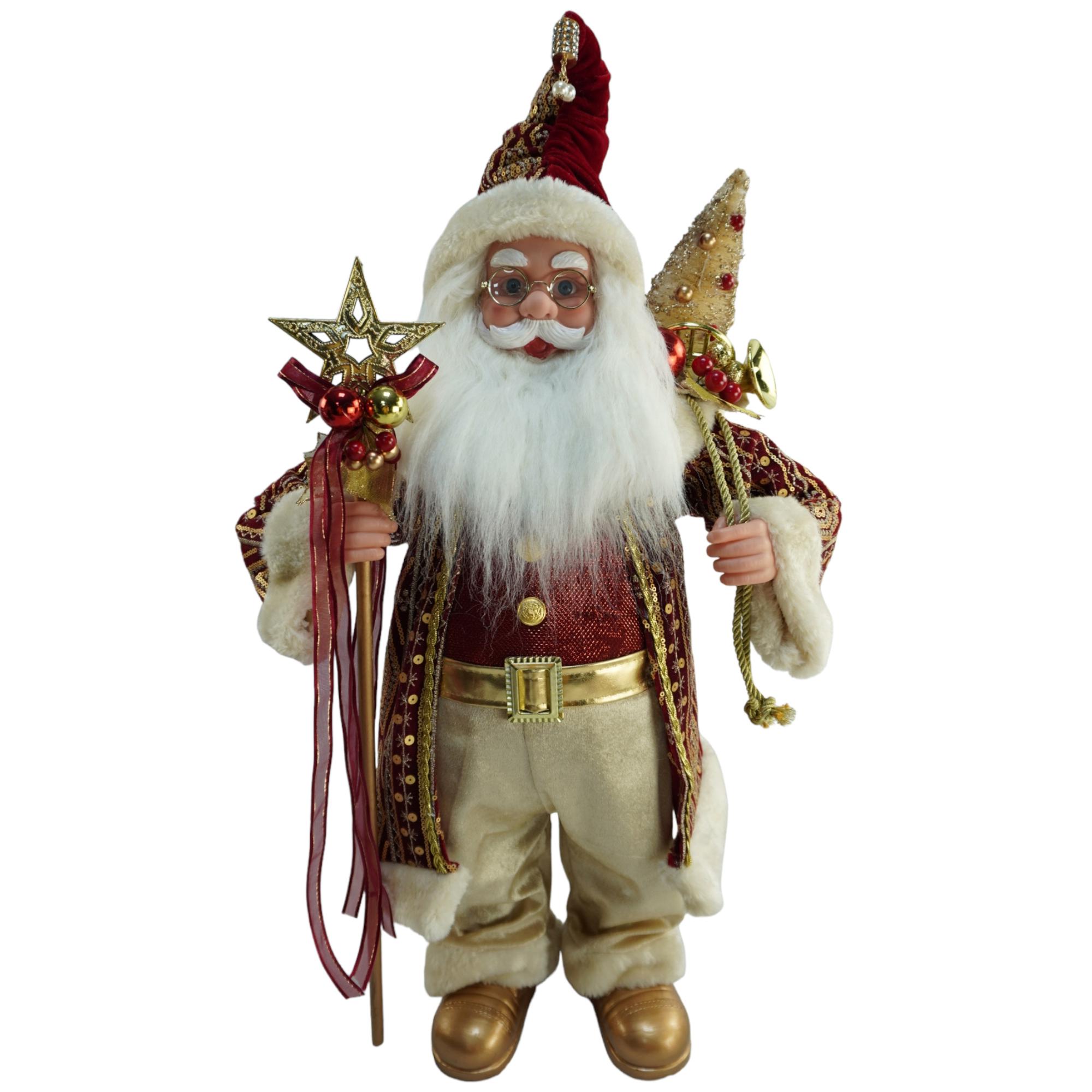 STANDING SANTA W/MUSIC 30X20X66.04CM - 160-7000800