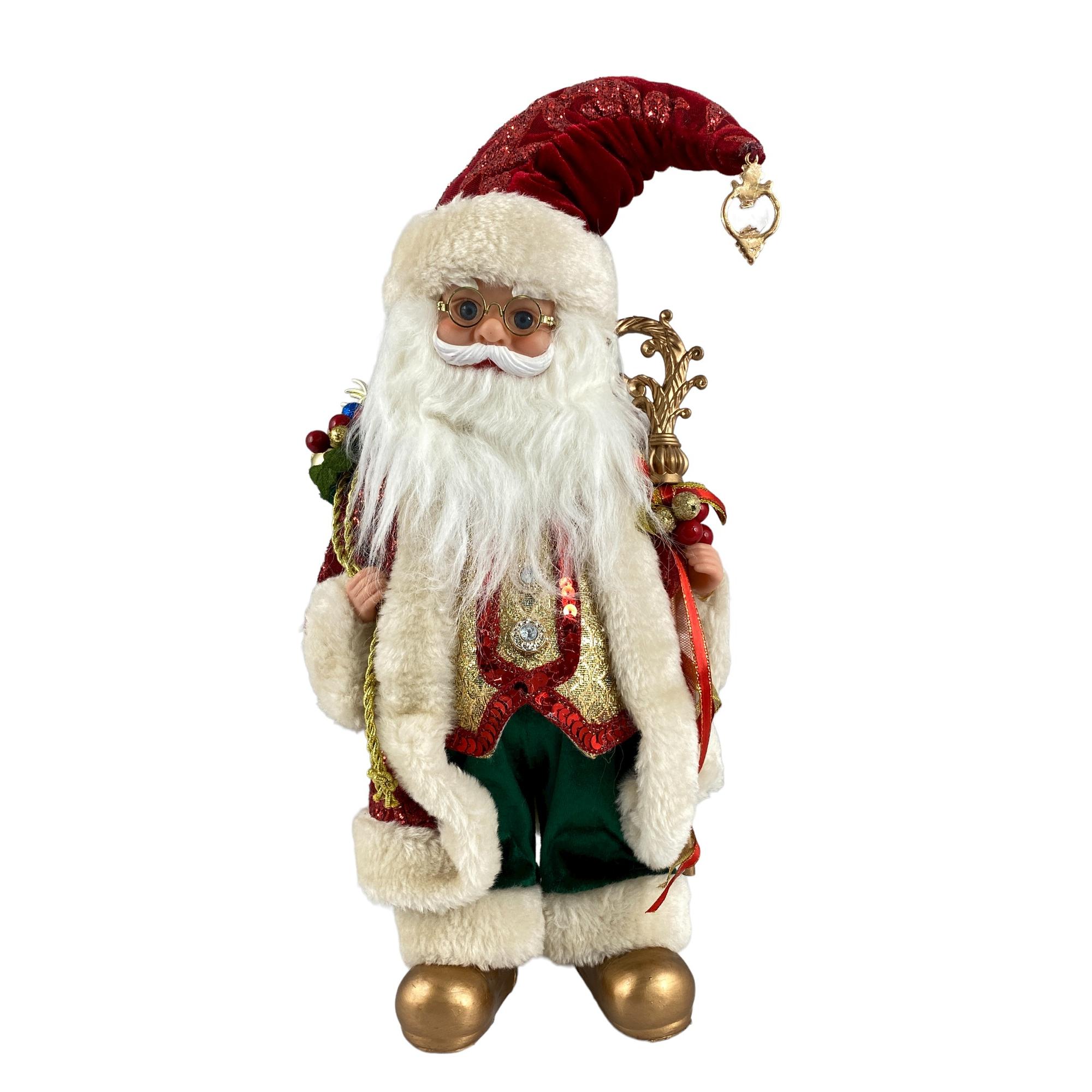 STANDING SANTA W/MUSIC 20X13X40.64CM - 160-7000938