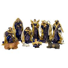 14" FABRIC NATIVITY SET - 100-4900492