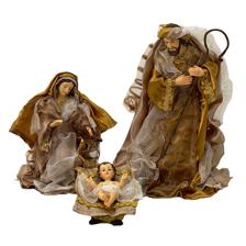 10" FABRIC HOLY FAMILY DCOR - 100-4900529