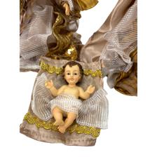 10" FABRIC HOLY FAMILY DCOR - 100-4900529