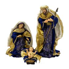 10" FABRIC HOLY FAMILY DCOR - 100-4900530