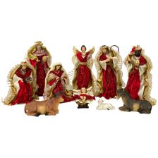 14" FABRIC NATIVITY SET - 100-4900630