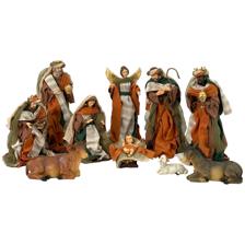 14" FABRIC NATIVITY SET - 100-4900631