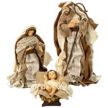 6" FABRIC HOLY FAMILY DCOR - 100-4900652