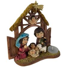 POLY HOLY FAMILY DCOR (INCLUDING T-LITE) - 100-6500058