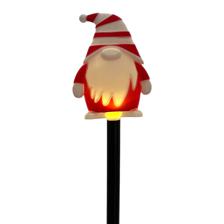 SET OF 5 SANTA CLAUS  FLOOR LIGHTS WITH WATERPROOF BATTERY C - 120-7500070B