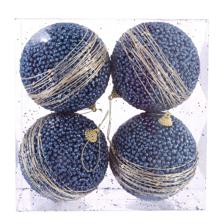 SET OF 4 X'MAS BALL - 130-5000403