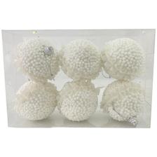 SET OF 6 X'MAS BALL - 130-5001735