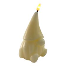 LED WAX SANTA WITH BULLET FLAME1LED WARMWHITE FLICKERING LIG - 200-9100530