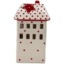 CERAMIC HOUSE W/LIGHT (USE 2PCS "LR44" BUTTON CELL INCLUDED) - 202-0200009