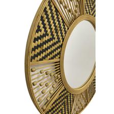 BAMBOO WALL MIRROR - 449-486696