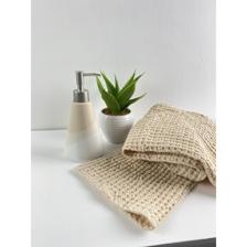 SET OF 2 BATH SET INCLUDING 1XWAFFLE HAND TOWEL16X28"1X LOT - 457-280051