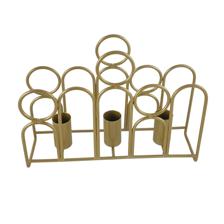 Metal candle holder matt gold11002 - 541-620099