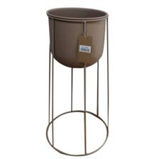 Metal flower pot (small size) - 567-59029