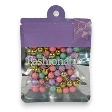 288BAGS/CTN 60PCS ROUND PUSH PINS IN ZIPLOCK BAG WITH BARCOD - 780-8694107