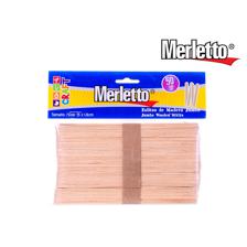 JUMBO NATURAL WOOD STICKS 50PC - 785-7522761