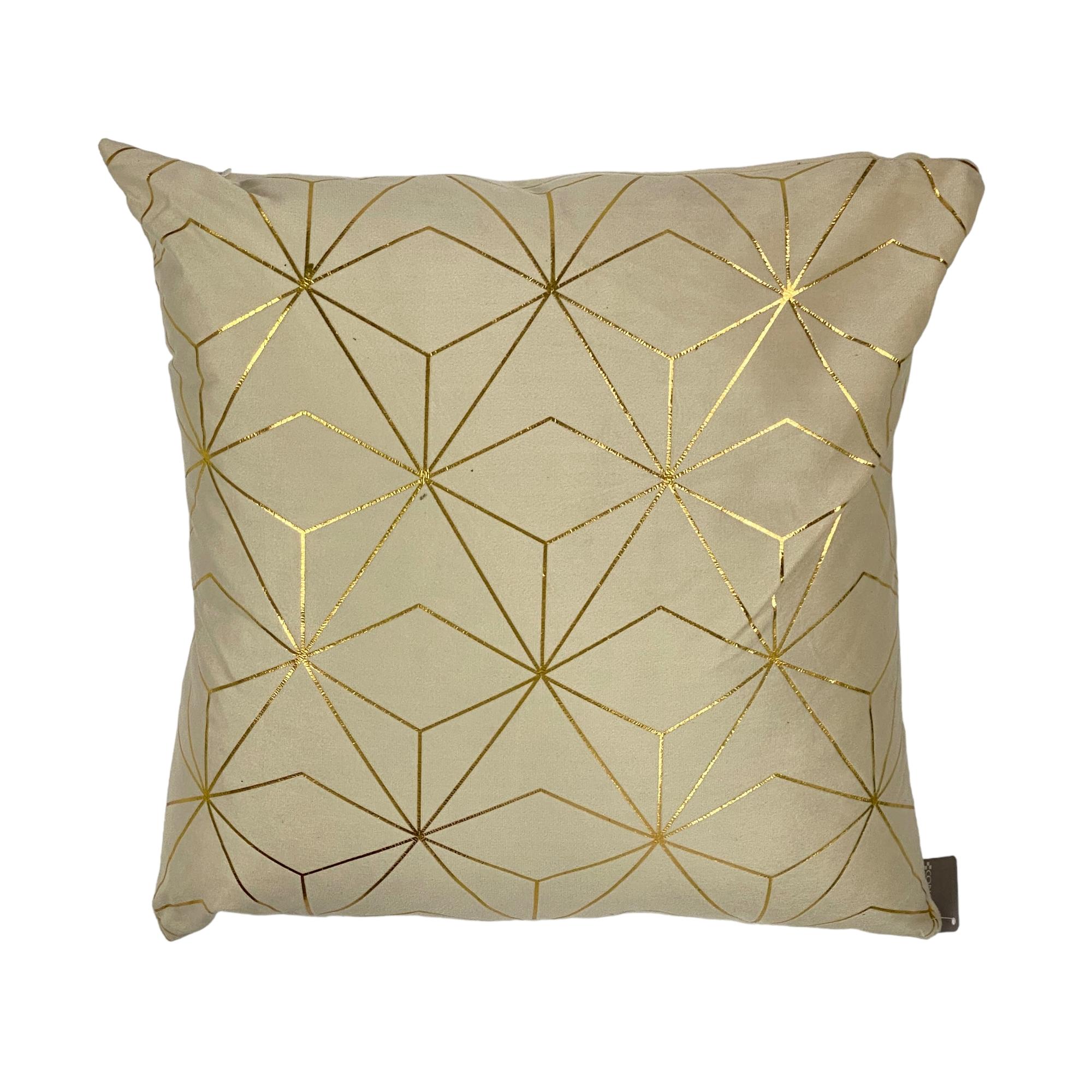 Gold Foil  Cushion 45*45cm 450g filling - 425-79338