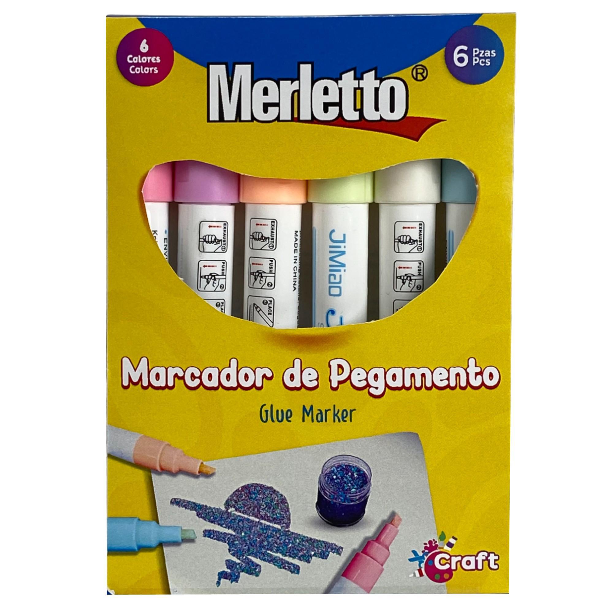 CONJUNTO DE MARCADORES DE COLA, 6 PEÇAS EM CORES VARIADAS - 780-8974051